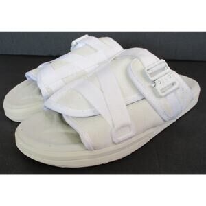 New DRACO Remastered White Men's Sz 13-14 EU 45-46 Slides Sandals